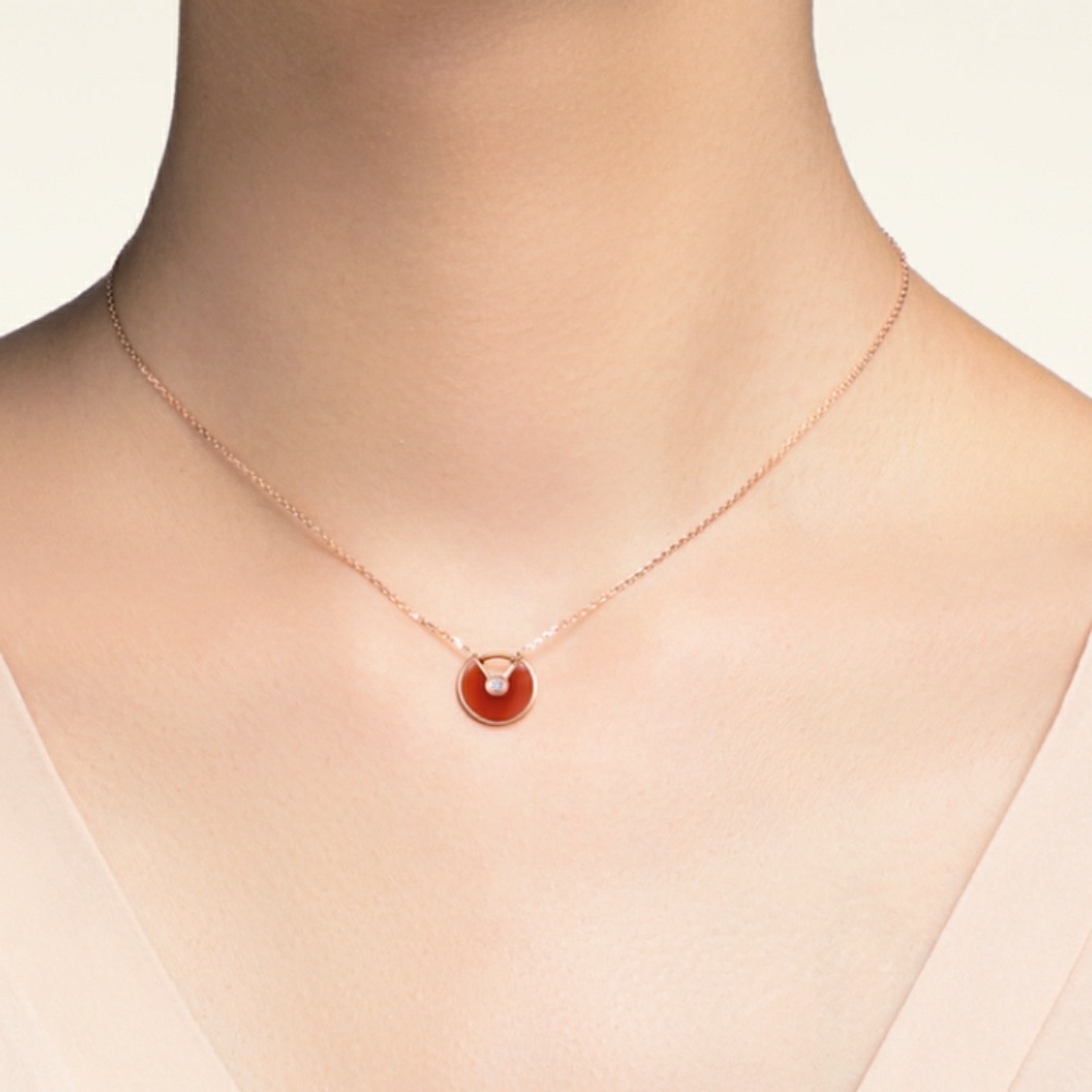 Red Amulette Necklace